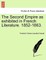 The Second Empire as Exhibited in French Literature. 1852-1863.