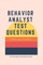 Behavior Analyst Test Questions