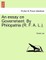 An Essay on Government