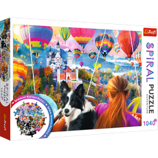 TREFL Spiral puzzle Balloon festival, 1040 pcs