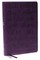 Kjv, Large Print Center-Column Reference Bible, Verse Art Cover Collection, Leathersoft, Purple, Red Letter, Thumb Indexed, Comfort Print
