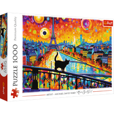 TREFL Puzzle Cat in Paris 1000 pcs TREFL Puzzle Cat in Paris 1000 pcs