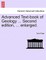 Advanced Text-Book of Geology ... Second Edition, ... Enlarged.