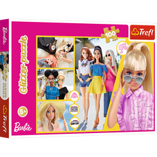 TREFL BARBIE Glitter puzzle, 100 pcs