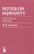 Notes on Humanity