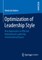 Optimization of Leadership Style