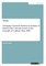 Changing Consumer Behaviour. Analysis of Behavioural Concepts based on the Example of Cadbury Dairy Milk