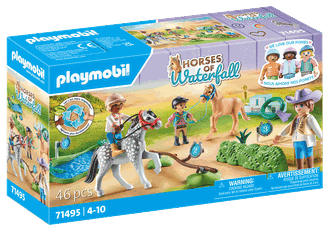 PLAYMOBIL HORSES OF WATERFALL Pony tournament  71495 PLAYMOBIL HORSES OF WATERFALL Pony tournament  71495