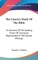 The Literary Study Of The Bible