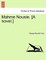 Mahme Nousie. [A Novel.] Vol. II.