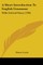 A Short Introduction To English Grammar