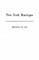 New York Marriages Previous to 1784