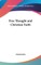 Free Thought and Christian Faith