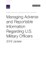 Managing Adverse and Reportable Information Regarding U.S. Military Officers