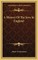 A History Of The Jews In England