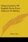 Characteristics Of English Poets From Chaucer To Shirley