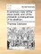 A Summary View of the Slave Trade, and of the Probable Consequences of Its Abolition.