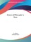 Deboer, T: History of Philosophy in Islam