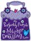 My Perfectly Purple Sticker and Doodling Purse