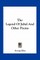 The Legend of Jubal and Other Poems