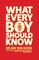 What every boy should know