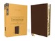 Kjv, Thompson Chain-Reference Bible, Genuine Leather, Calfskin, Brown, Art Gilded Edges, Red Letter, Thumb Indexed, Comfort Print
