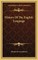 History Of The English Language