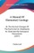A Manual Of Elementary Geology