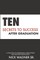 Ten Secrets to Success After Graduation