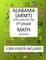 5th Grade ALABAMA ARMT, 2019 MATH, Test Prep