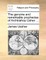 The Genuine and Remarkable Prophecies of Archbishop Usher. ...