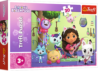 TREFL GABBY´S DOLLHOUSE puzzle, 30 pcs