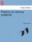 Poems on Various Subjects.