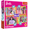 TREFL BARBIE Pužļu komplekts 4in1