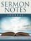 Sermon Notes Journal
