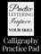 Calligraphy Practice Pad