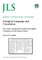 Joint Liturgical Studies 77: Liturgical Language and Translation