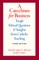 A Catechism for Business