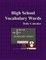 Whimsy Word Search, High School Vocabulary Words - Daily Calendar - in ASL
