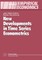 New Developments in Time Series Econometrics