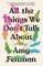 All the Things We Don't Talk about