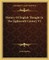 History Of English Thought In The Eighteenth Century V1