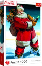 TREFL Puzzle Coca-Cola: Santa Claus in the snow, 1000 pcs