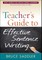 Teacher's Guide to Effective Sentence Writing