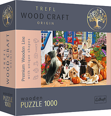 TREFL wooden puzzle Doggy friendship 1000 pcs TREFL wooden puzzle Doggy friendship 1000 pcs