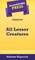 Short Story Press Presents All Lesser Creatures