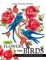 Easy Flowers and Birds Coloring book