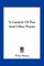 A Canticle of Pan and Other Poems