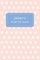 Janae's Pocket Posh Journal, Polka Dot