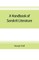 A handbook of Sanskrit literature